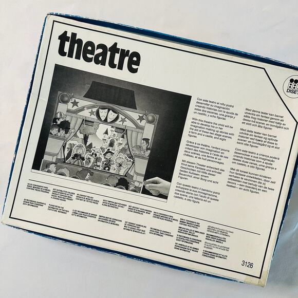 Vintage 80s Theatre Dual-Sided Medieval Fairy Tale Set Made in Spain - Picture 15 of 16